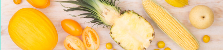 Las ventajas de las verduras y frutas amarillas