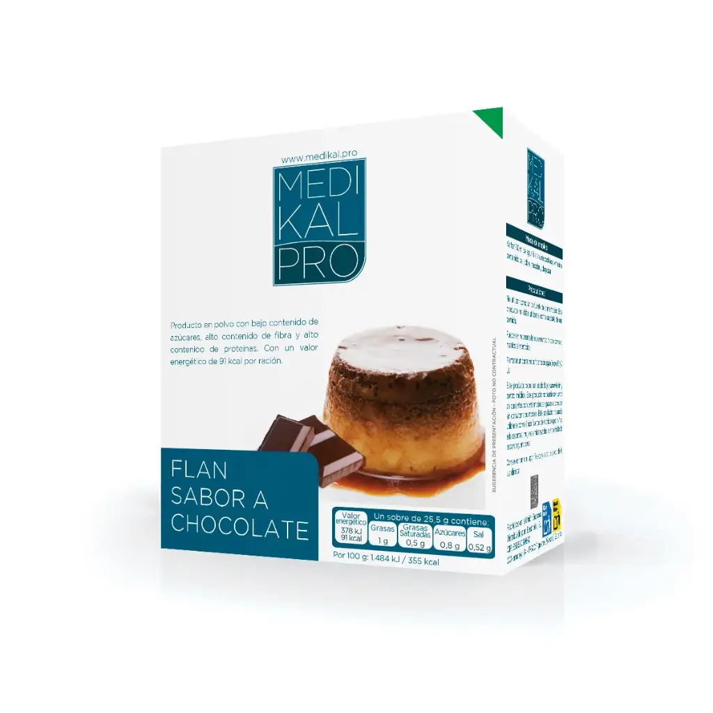 Flan sabor a Chocolate (5uds)