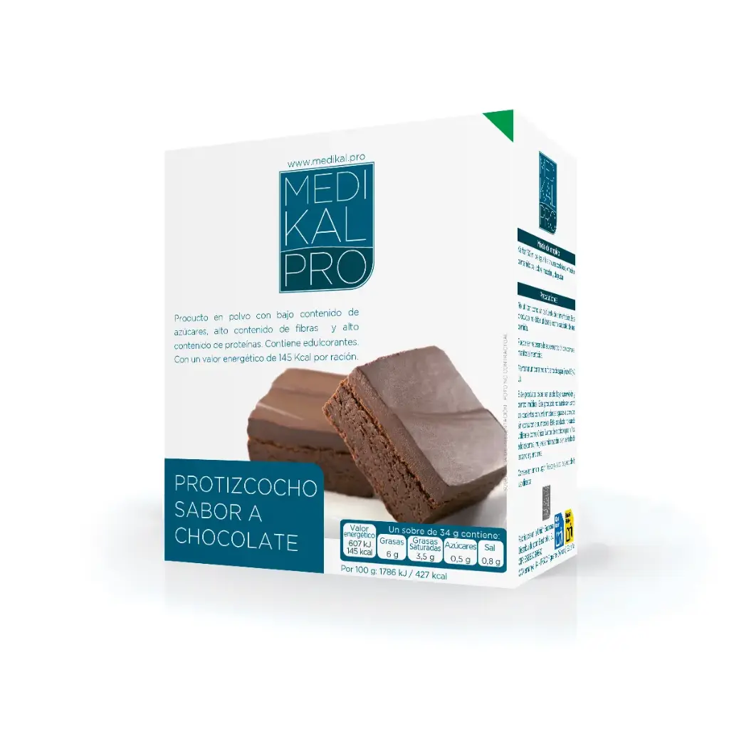 Protizcocho sabor a Chocolate (5uds)