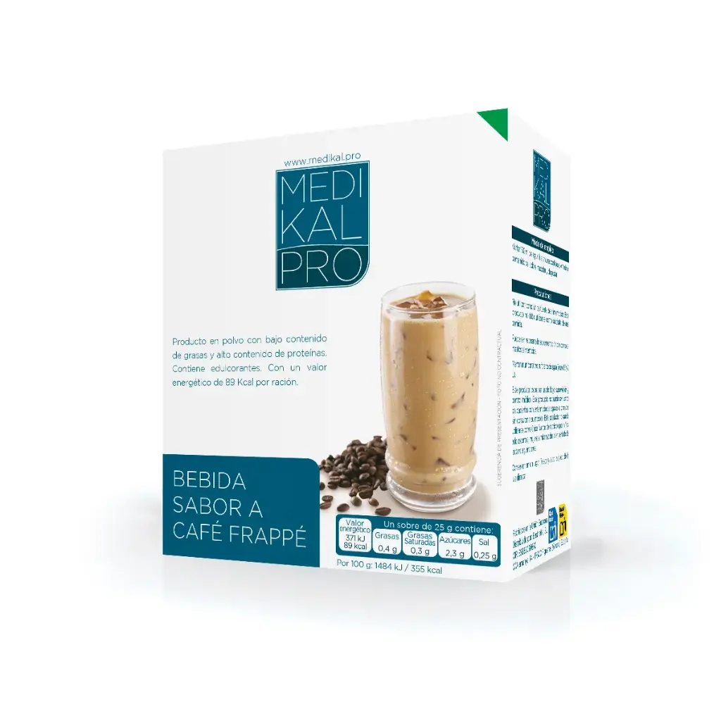 Bebida sabor a café frappé (7uds)