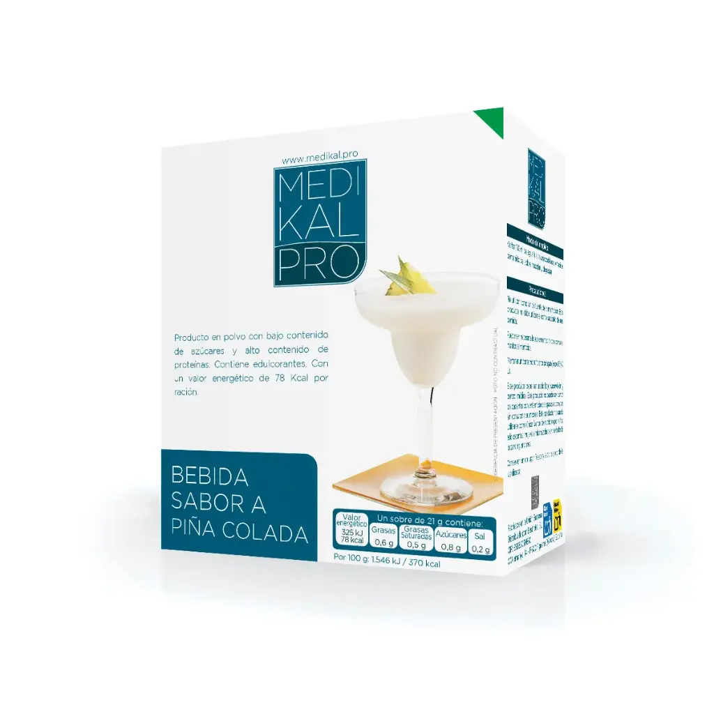Bebida sabor a Piña Colada (7 uds.)