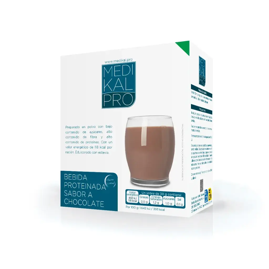 Bebida proteinada de chocolate (7 uds) CLEAN LABEL