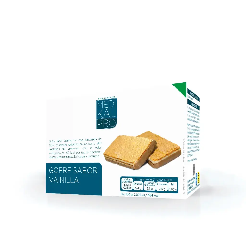 Gofre sabor Vainilla (7uds)