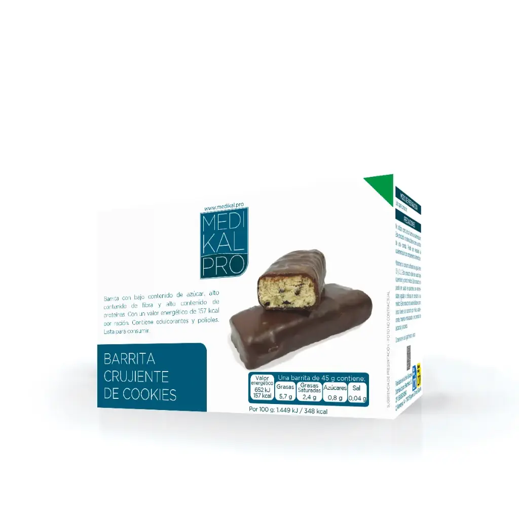 Barrita crujiente de cookies (5uds)