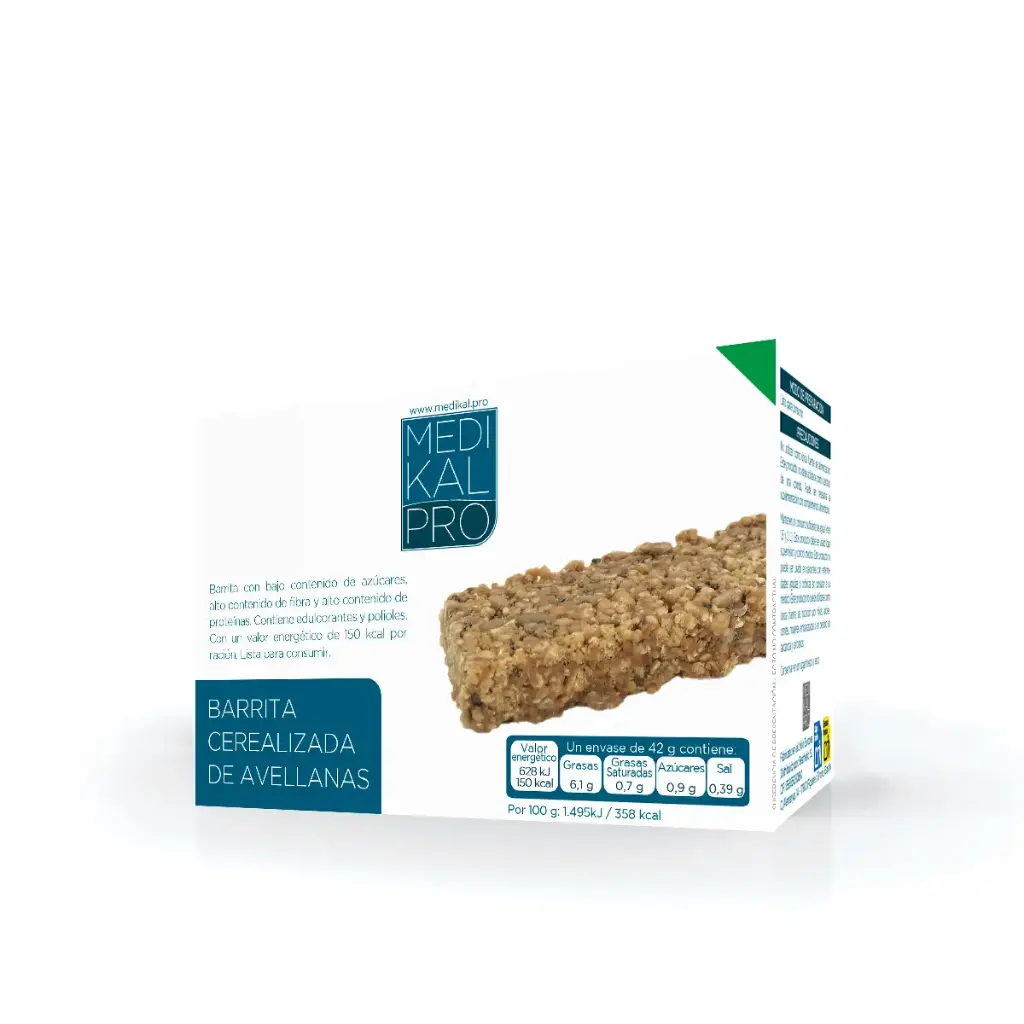 Barrita cerealizada de avellana (5 uds)