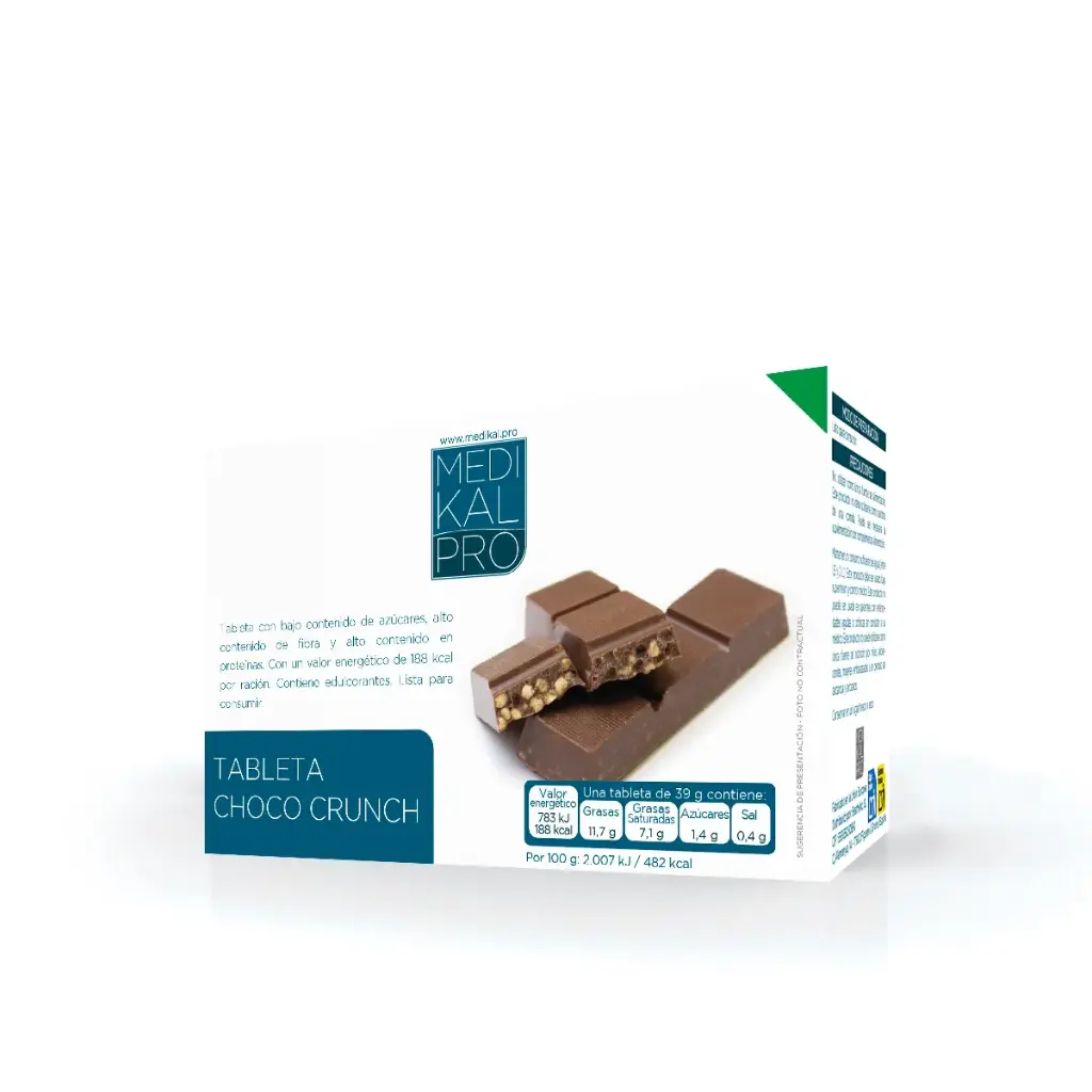 Tableta choco crunch 39 g (5 uds)