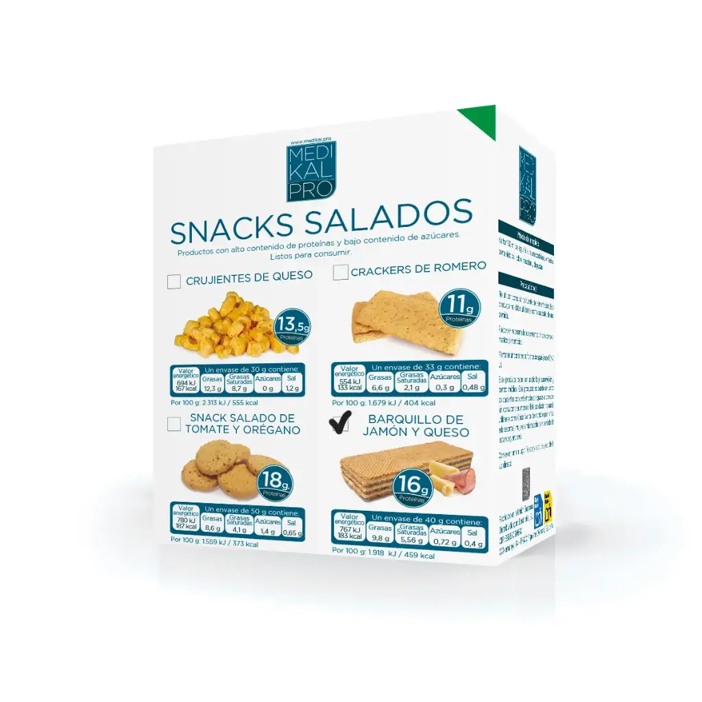 Barquillo de jamón y queso (5uds)