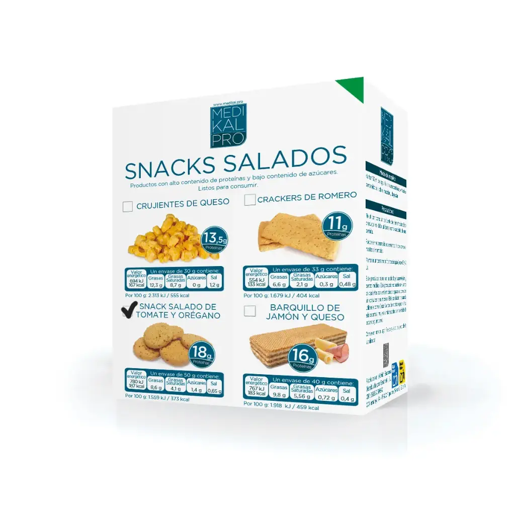 Snack salado de tomate y orégano (4uds)