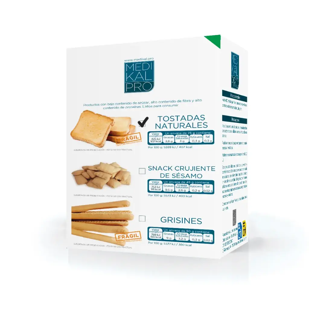 Tostadas Naturales - Biscotes (6 uds)