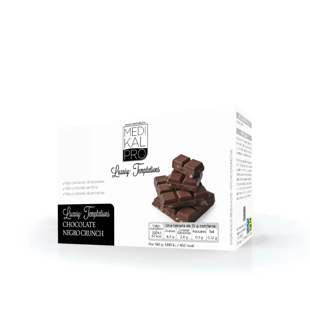 Chocolate negro Crunch (7uds)