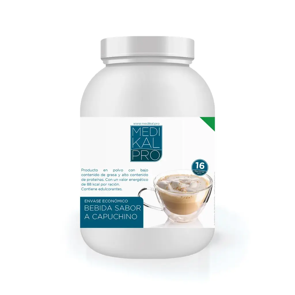 Envase económico 400gr Bebida sabor a capuchino